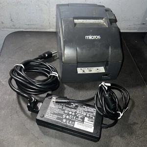 MICROS EPSON TM-U220B M188B Dot Matrix POS Receipt Printer Ethernet w power sup - Picture 1 of 13