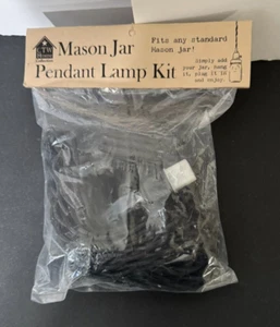 Mason Jar Pendant Lamp Kit CTW Home Collections Rustic Farm Core Farm House - Picture 1 of 2