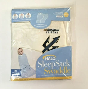 Halo Sleep Sack Swaddle Newborn 0-3 Months Off-White UCSanDiego Tritons NEW - Picture 1 of 8