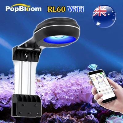 PopBloom Led Light Aquarium 60W for Marine Reef Coral Saltwater Fish Nano Tank - Image 1 of 4