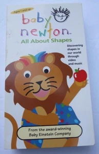 BABY EINSTEIN~BABY NEWTON ~ ALL ABOUT SHAPES ~ VHS, 2002 ~ Ages 1 and up - Picture 1 of 4