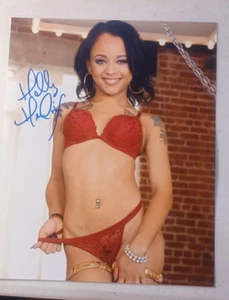 Holly Hendrix Signed Autographed 8x10 Photo Adult Film Star Model - Picture 1 of 1