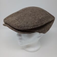 Chaps Khaki / Brown  Wool Polyester Size S/M Cabbie Newsboy Hat Cap