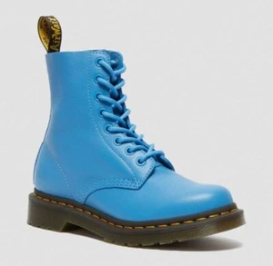 Dr. Martens 8 Loch 1460 Pascal Mid Blue Virginia 26902416 - Picture 1 of 16