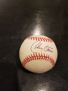 JOHNNY OATES SIGNED AUTOGRAPHED OAL BASEBALL! Orioles, Rangers!! - Picture 1 of 7