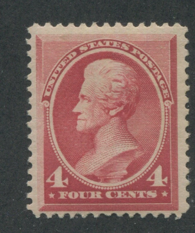 1888 US Stamp #215 4c Mint Hinged F/VF Original Gum Catalogue Value $180 - Image 1 of 1