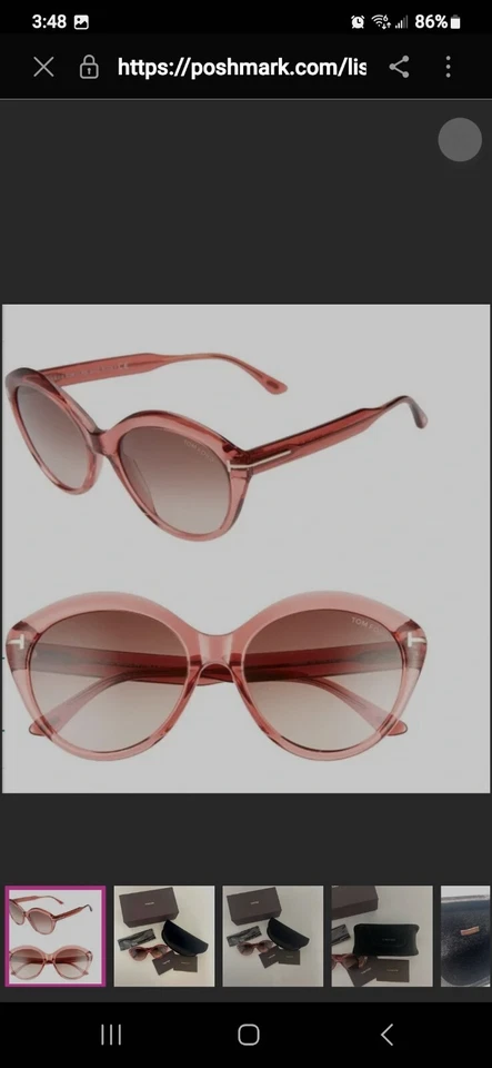 Gafas de sol Tom Ford TF 763 Maxine FT 763 varios colores 100 % auténticas y nuevas Foto 1 de 4