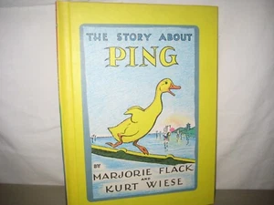 1961 The Story About Ping /Marjorie Flack/ Kurt Wiese Hardcover Weekly Reader - Picture 1 of 1