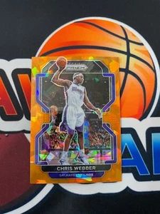 2021-22 Panini Prizm Prizms Orange Ice #263 Chris Webber - Picture 1 of 2