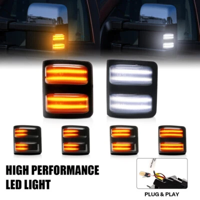 For 08-16 Ford F250 F350 F450 Super Duty LED Side Mirror Light Turn Signal Light - Image 1 of 4