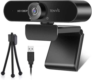 Full HD 1080P Webcam USB AutoFocus Web Camera With Microphone For PC Laptop UK - Picture 1 of 8