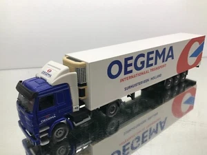 TEKNO HOLLAND 2405 SCANIA 113M 380 OEGEMA TRUCK+REEFERTRAILER -1:50- GOOD - V71 - Imagen 1 de 7