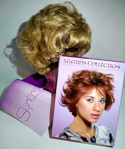 Syntress Collection Wig ASTOR 14014 Fiber Prosthesis Ash Blonde Color Hair NEW - Picture 1 of 19