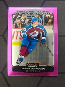 2022-23 OPC Platinum Hockey Matte Pink Prizm Marquee Rookie Jean-Luc Foudy - Picture 1 of 1