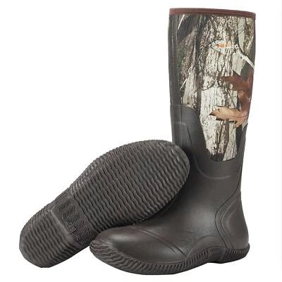 HISEA Men's Rain Boots Neoprene Rubber Waterproof Fishing Hunting Working Boots - Image 1 of 4