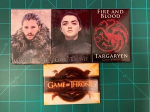 Game of Thrones Refrigerator Magnet Lot Jon Snow Arya Stark Targaryen - Picture 1 of 9