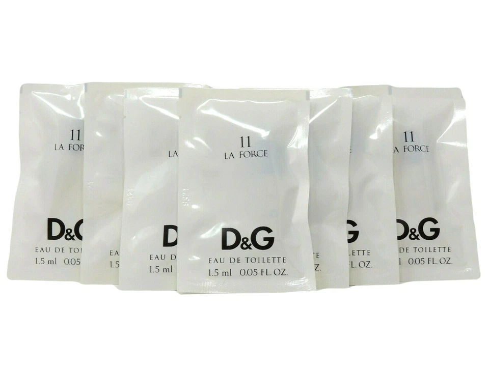 D&G DOLCE & GABBANA 11 LA FORCE 1,5 ml 0,05 oz x 10 muestras de spray de perfume de colonia Foto 1 de 1