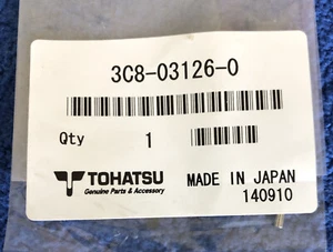 Genuine Tohatsu Marine 3C8-03126-0 Float Arm Pin OEM New Factory Boat Parts - Picture 1 of 2