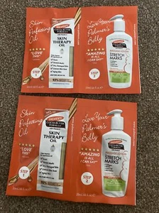 X3 6 Palmers Cocoa Butter Massage Lotion Cream Oil STRETCH MARKS Sample Packs - Picture 1 of 1
