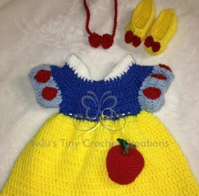 Bebé Princesa Vestido Foto utilería Set Diadema Halloween Disfraz Baby Shower Foto 1 de 3