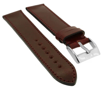 Eulux Shell Cordovan • Uhrenarmband bordeaux Pferdeleder • Handmade  - Bild 1 von 2