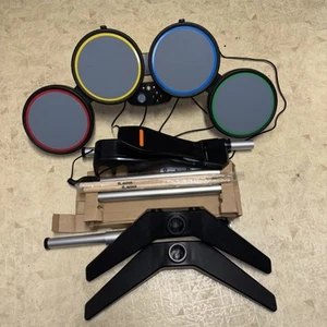 Xbox 360 Rock Band Drum Set Wired Harmonix 822149 - Picture 1 of 3