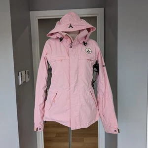 Alprausch Swisse Ski/Snow Jacket Women's XS Pink Hooded Pockets Heavy duty - Picture 1 of 15