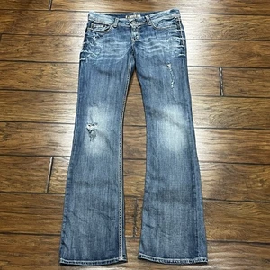 Buckle BKE Stella Bootcut Jeans 31x37.5 (Fit 33x37.5) Distressed Low Rise - Picture 1 of 21