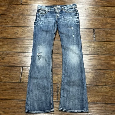 Buckle BKE Stella Bootcut Jeans 31x37.5 (Fit 33x37.5) Distressed Low Rise - Image 1 of 4