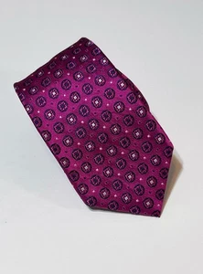 Men’s New Michael Kors Mens Silk Necktie Purple  56 X 3 1/4 in - Picture 1 of 9