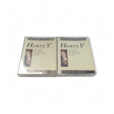 Shakespeare Henry V AudioBook 4 Tape Cassettes Complete Text 1967 Harper Collins - Image 1 of 4
