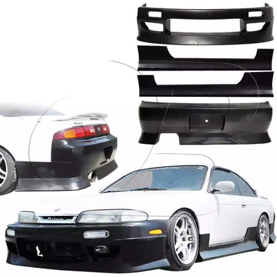 KBD S14 Zenki DM3 4 Piece Polyurethane Full Body Kit for 240SX Nissan 95-98 kbd Foto 1 de 4