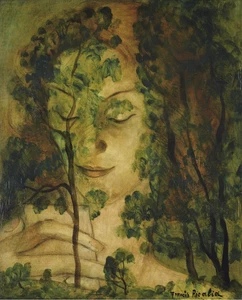 Francis Picabia Woman with Trees : Archival Quality Giclée Art Print 1930 - Picture 1 of 1