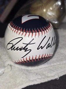 Rusty Wallace, Miller Lite, Penske Racing Auto Signed Baseball, EX Condition - Picture 1 of 4