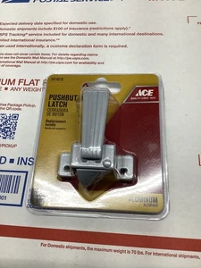 ACE Pushbutton Latch Replacement Handle Aluminum #5414818 - Picture 1 of 2