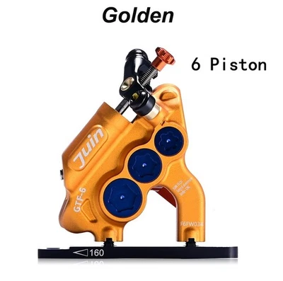 Pinza de freno de disco hidráulica Juin Tech GTF6 GTF 6 PISON Line Pull disco de carretera CX Foto 1 de 4