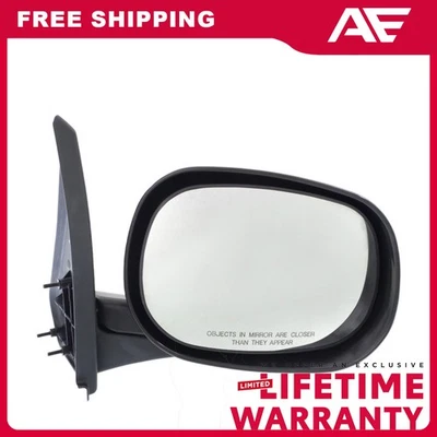 Зеркало текстурированное черное со стороны пассажира для 98-03 Dodge Ram 1500 Van 2500 Van 3500 - Изображение 1 из 4