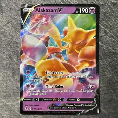 Alakazam V SWSH083 SWSH: Sword & Shield Promo Cards Holo - Image 1 of 2