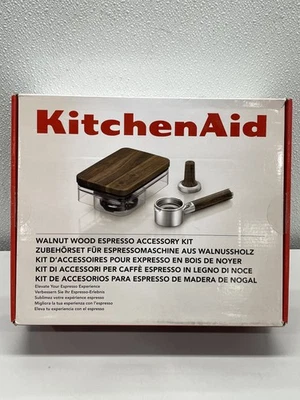 Kit de accesorios espresso de madera de nogal KitchenAid marrón nuevo Foto 1 de 4