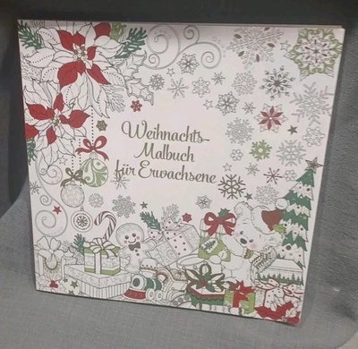 Weihnachts-Malbuch Für Erwachsene, 25×25cm - Bild 1 von 3