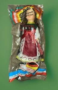 Vtg 1960's Nationality Souvenir Doll Germany Native Costume Sleeping Eyes NOS - Picture 1 of 3