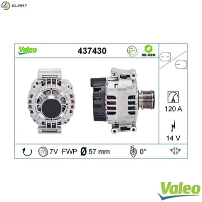 ALTERNATOR 437430 FOR MERCEDES-BENZ C-CLASS/Sportscoupe/Sportcoupe/T-Model 1.8L - Image 1 of 4