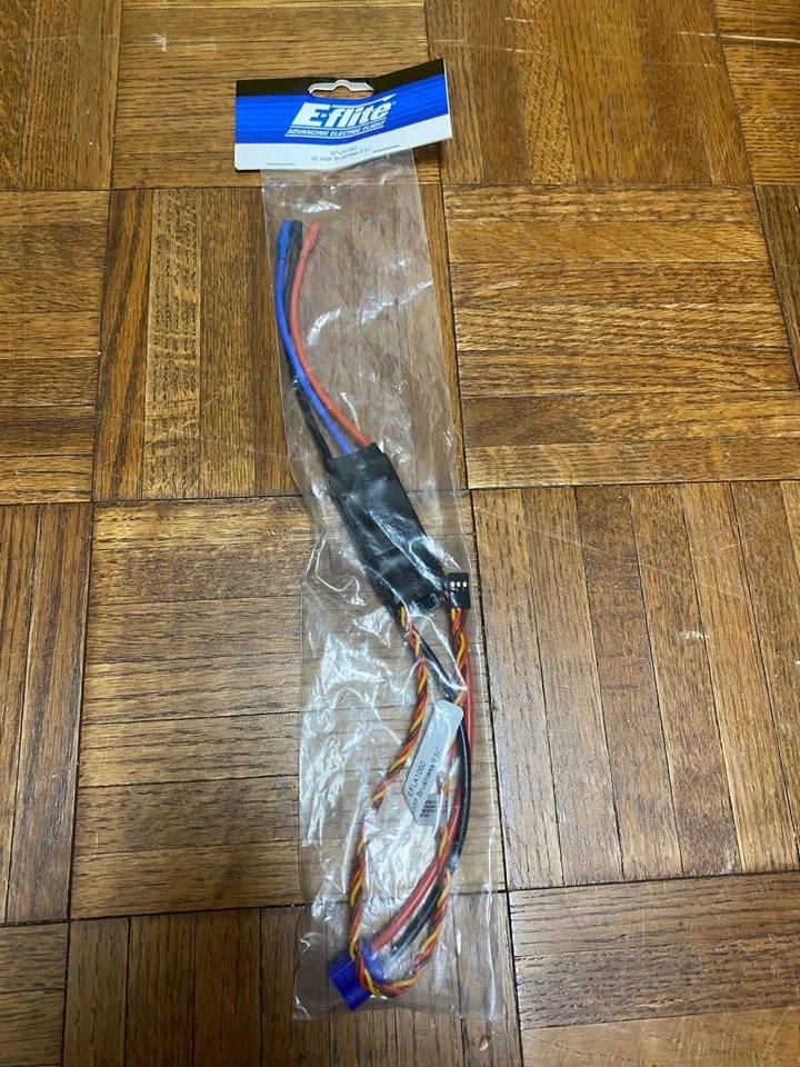 EFlite E-flite 50A 50 Amp Brushless RC Remote Control Airplane ESC EFLA1050 - Image 1 of 1