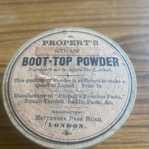 PROPER’S Boot-top polvo-madera-antiguo-sellado - 7cm diámetro 3,7cm alto - Imagen 1 de 9