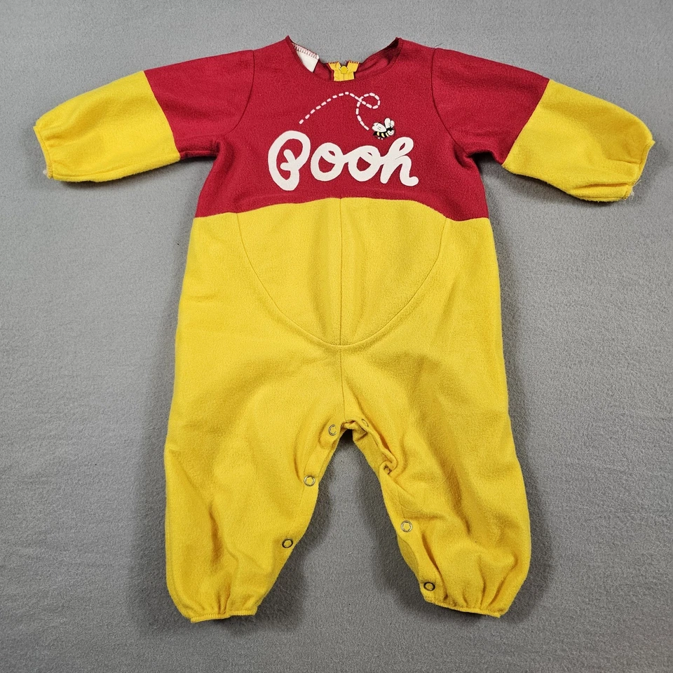 Vintage Disney Catalog Pooh Fleece Romper Infant 6-12 Months Costume USA Foto 1 de 4