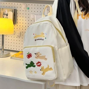 Patterned Sausage Dog Backpack Cartoon Large Capacity Daypack School - Picture 1 of 12