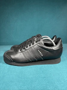 Adidas Originals Samoa Men's Size 9.5 Athletic Shoes Black Casual Sneakers - Picture 1 of 8