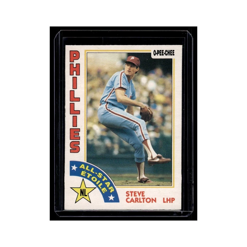 Steve Carlton 1984 O-Pee-Chee #395 Philadelphia Phillies Baseball Card NM - Image 1 of 3