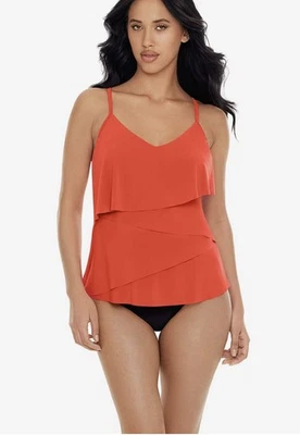Nuevo traje de baño Magicsuit Chloe Tankini para mujer talla 14 caqui $126 Foto 1 de 4