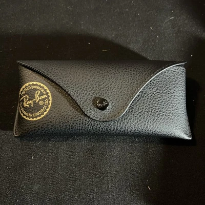 Auténtico estuche Ray Ban negro medio duro lateral aviador/gafas de sol Foto 1 de 4